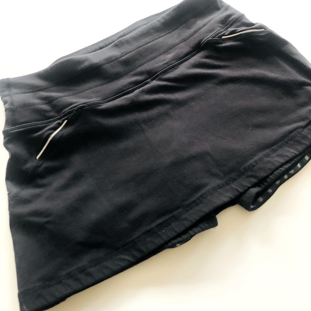 Athleta Black Tennis Running Skirt With Shorts